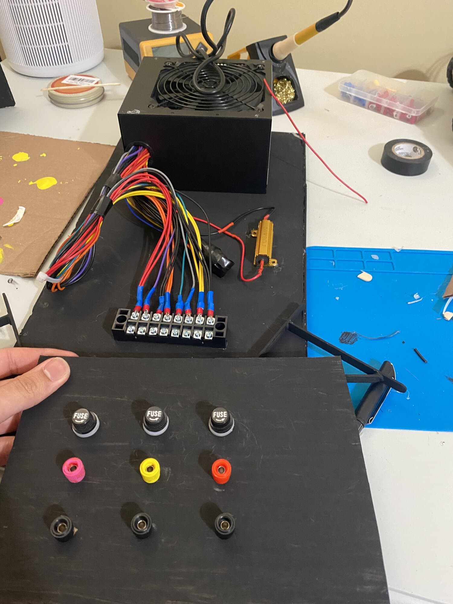 Workbench Power Supply, build photo 2